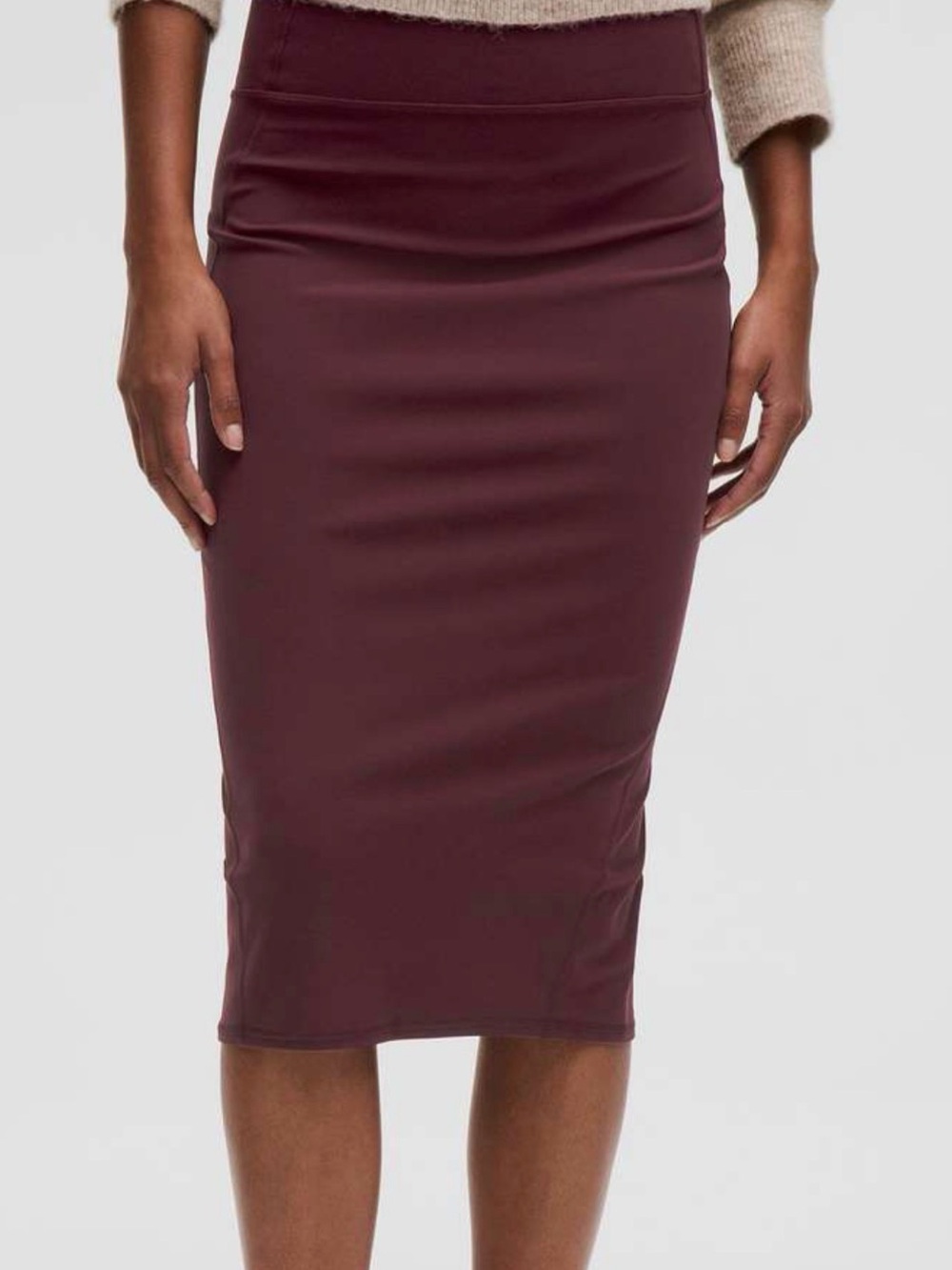 lululemon athletica Plum Pencil Skirt
